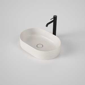 Bathroom and toilet fitting: Caroma Liano II 530mm Pill Above Counter Basin | Matte Speckled