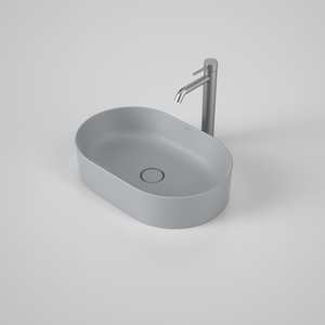 Caroma Liano II 530mm Pill Above Counter Basin | Matte Grey