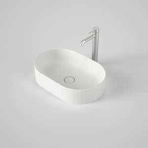 Caroma Liano II 530mm Pill Above Counter Basin | Matte White