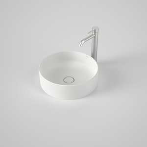 Caroma Liano II 400mm Round Above Counter Basin | Matte White