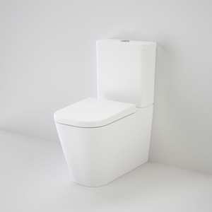 Caroma Luna Cleanflush Square Wall Faced Toilet Suite