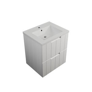 Bathroom and toilet fitting: VCBC T&G Vanity | 2 Drawer | Ceramic Basin