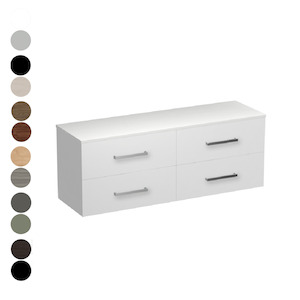 Bathroom and toilet fitting: Reflex Opaco 1500 4 Drawer Vanity