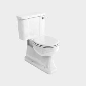 Bathroom and toilet fitting: Burlington WC Standard Close Couple Toilet