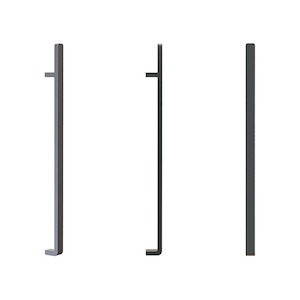 Newtech Titan Vertical Heated Towel Rail 900mm | Gunmetal