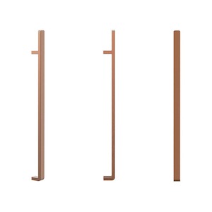 Newtech Titan Vertical Heated Towel Rail 900mm | Brushed Copper