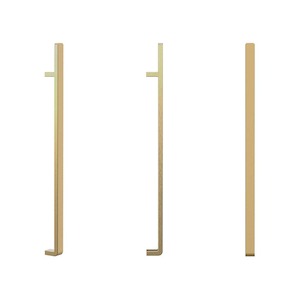 Newtech Titan Vertical Heated Towel Rail 900mm | Brushed Brass