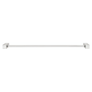 Tranquillity Square Single Towel Rail 670mm | Polished Stainless