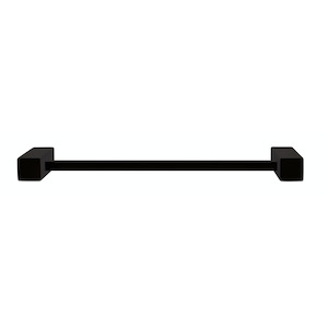 Tranquillity Square Hand Towel Rail 380mm | Matte Black