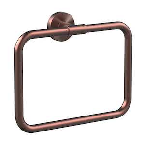 Newtech Evoke Hand Towel Ring | Brushed Copper