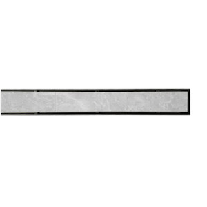 Tranquillity Channel Drain | Tile Insert Gunmetal