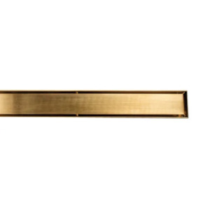 Tranquillity Channel Drain |  Brushed Brass