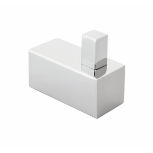 Tranquillity Square Robe Hook | Polished Stainless