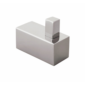 Tranquillity Square Robe Hook | Brushed Stainless