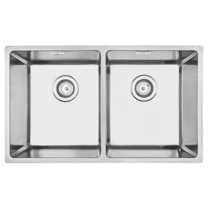 Mercer Pressato 340/340 Double Sink