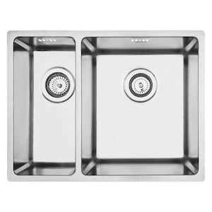 Bathroom and toilet fitting: Mercer Pressato 180/340 Double Sink