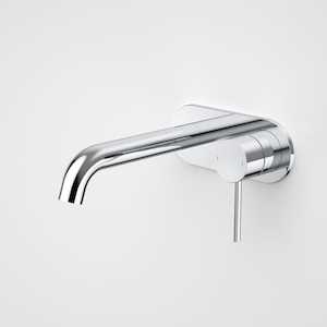 Caroma Liano II Wall Basin/Bath Mixer on Backplate 175mm | Chrome