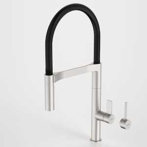 Caroma inVogue Pull Down Sink Mixer with Dual Spray | Brushed Nickel