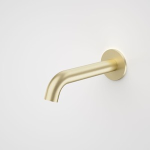 Caroma Liano II Basin/Bath Spout 175mm | Brushed Brass