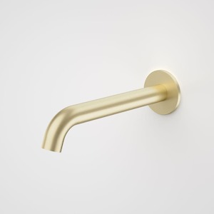 Caroma Liano II Basin/Bath Spout 210mm | Brushed Brass