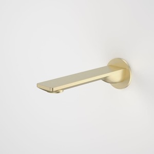 Caroma Urbane II Round Basin/Bath Spout 180mm | Brushed Brass