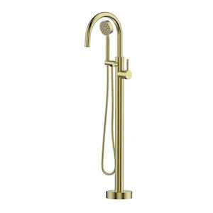 Greens Gisele Freestanding Bath Filler | Brushed Brass