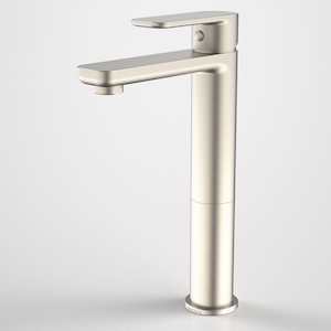 Caroma Luna Tower Basin Mixer | Brushed Nickel