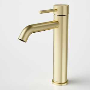 Caroma Liano II Mid Tower Basin Mixer | Brushed Brass