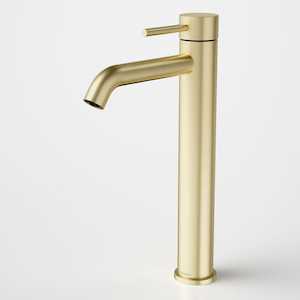 Caroma Liano II Tower Basin Mixer | Brushed Brass