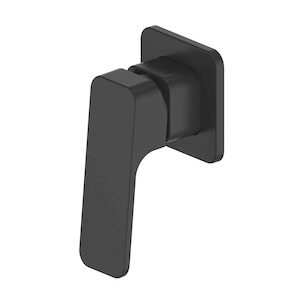 Bathroom and toilet fitting: Greens Swept Shower Mixer Trim Set | Matte Black