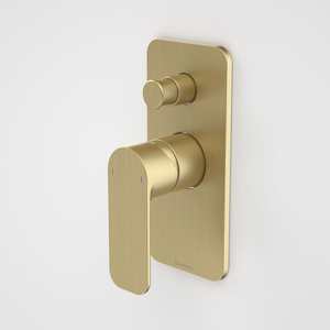 Caroma Luna Bath/Shower Mixer with Diverter | Brushed Brass