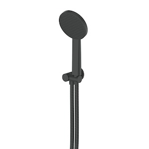 Greens Glide RainBoost Hand Shower with Wall Outlet Bracket | Matte Black