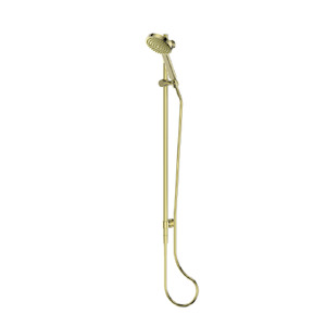 Greens Lavish Brass Rail Shower | Brushed Brass