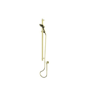 Greens Skyla AirFlo Adjustable Rail Shower | Brushed Brass