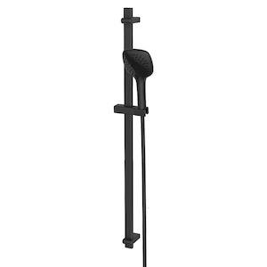 Greens Skyla AirFlo Adjustable Rail Shower | Matte Black