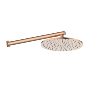 Greens Lavish Brass Wall Shower | Brushed Copper