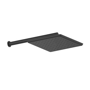 Greens Skyla Wall Shower Shower 280mm | Matte Black