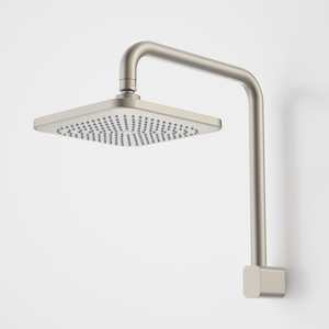 Caroma Luna Fixed Wall Shower | Brushed Nickel