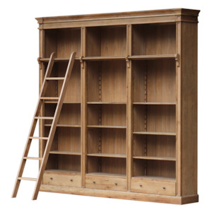 TURNER OAK EXTRA LARGE BOOKCASE