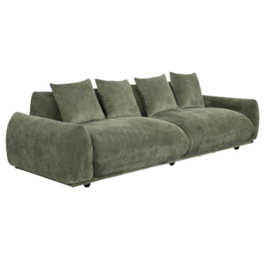 Nostalgia Sofa | 4 Seater | Olive