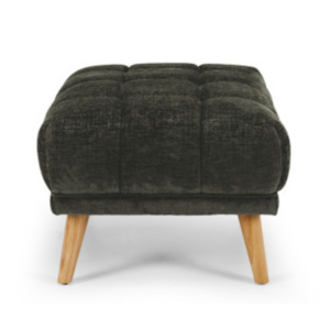 Furniture: TOWELIE OTTOMAN / FOOTSTOOL | FERN GREEN