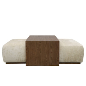 ADRIAN COFFEE TABLE | OTTOMAN SET