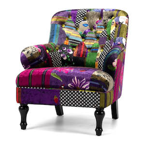 PATCHWORK ARM CHAIR