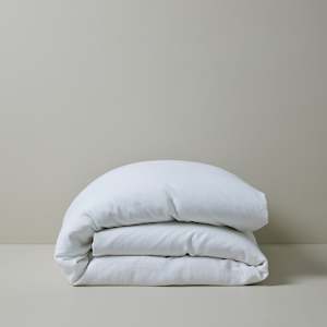 Ravello Linen Quilt Cover | White | Queen