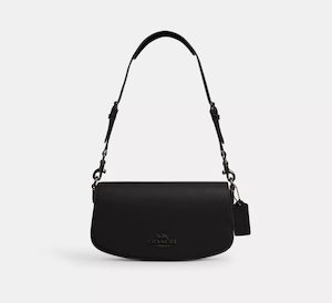 Coach Andrea Shoulder Bag Black Copper