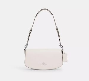 Coach Andrea Shoulder Bag Silver/Chalk