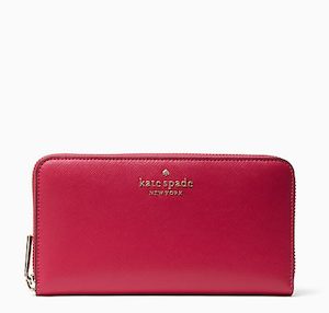 Kate Spade Large Wallet Pink Ruby