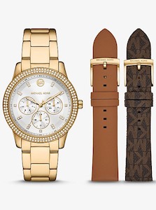 Michael Kors Oversized Watch and Strap Set