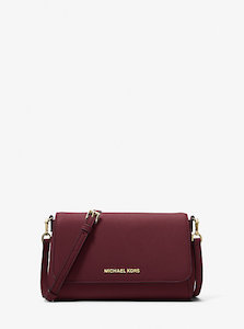 Michael Kors Convertible Crossbody Plain Maroon