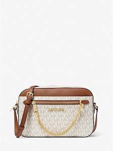 Michael Kors Jet Set Large Xbody Bag Vanilla